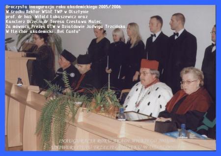 Uroczysta Inauguracja Roku Akademickiego 2005/2006