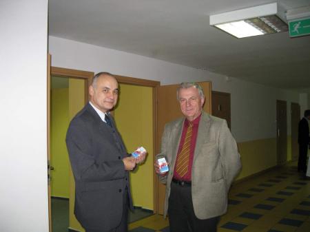 16 grudnia 2009r. Spotkanie wigilijne. Przybywajcych suchaczy witali Jerzy Giezek i Antoni Furtak