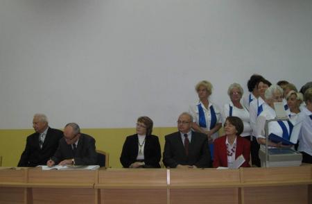 20 padziernika 2010r.Na Inauguracj przybya delegacja z uczelni patronackiej - WSIiE TWP w Olsztynie
